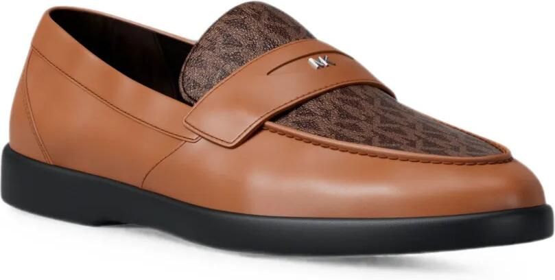 Michael Kors Wesley loafers met logoprint Bruin - Foto 3