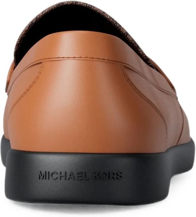 Michael Kors Wesley loafers met logoprint Bruin - Foto 2