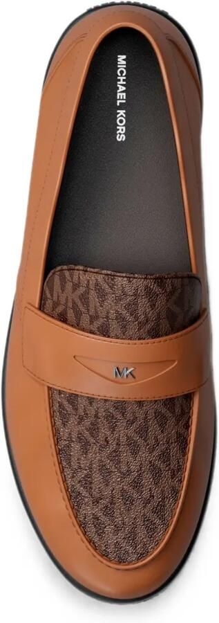 Michael Kors Wesley loafers met logoprint Bruin - Foto 4
