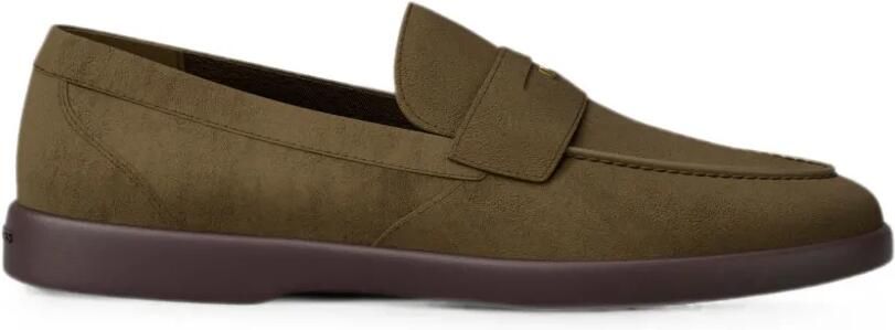 Michael Kors Wesley suède loafers Groen