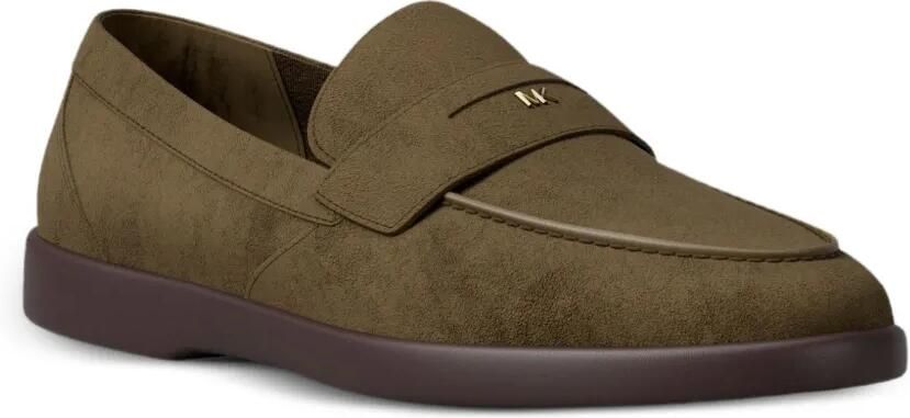 Michael Kors Wesley suède loafers Groen - Foto 3