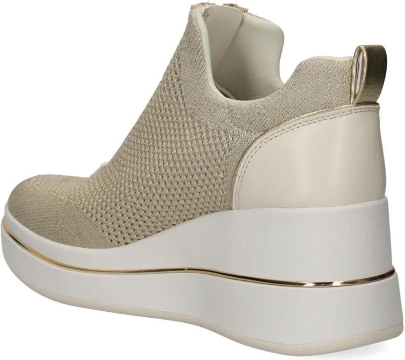 Michael Kors Willis sneakers met plateauzool en rits Beige - Foto 3