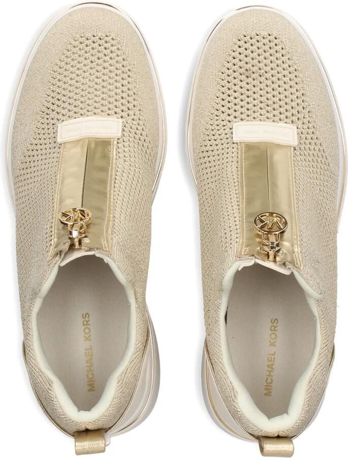 Michael Kors Willis sneakers met plateauzool en rits Beige - Foto 2