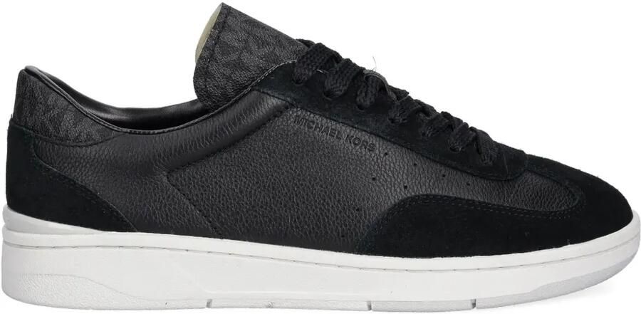 Michael Kors Wilton leren suède sneakers Zwart