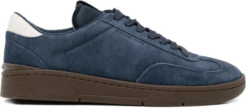 Michael Kors Wilton suède sneakers Blauw