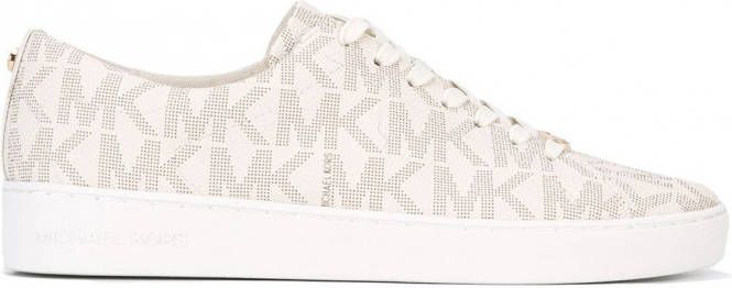 Michael Kors logo print sneakers Wit