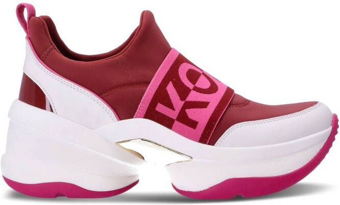Michael Kors Olympia slip-on sneakers Rood