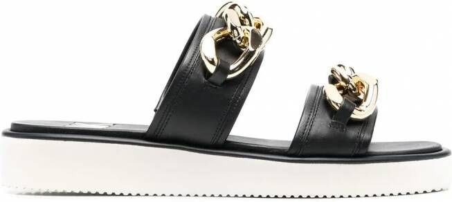 Michael Kors Sandalen met monogramprint Wit