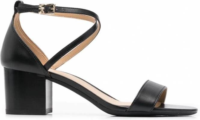 Michael Kors Serena Flex leren sandalen Zwart