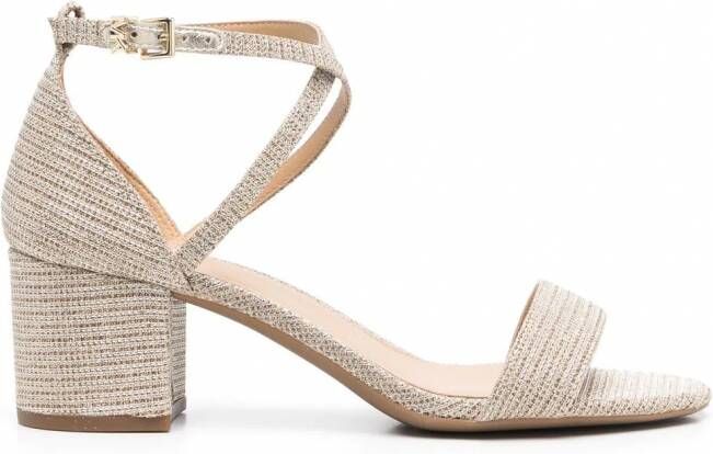 Michael Kors Serena sandalen met open neus Goud