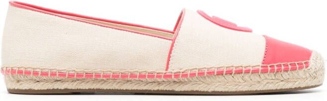 Michael Kors Espadrilles met geborduurd monogram Beige