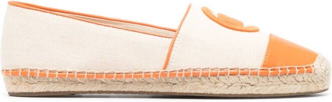 Michael Kors Espadrilles met geborduurd monogram Beige