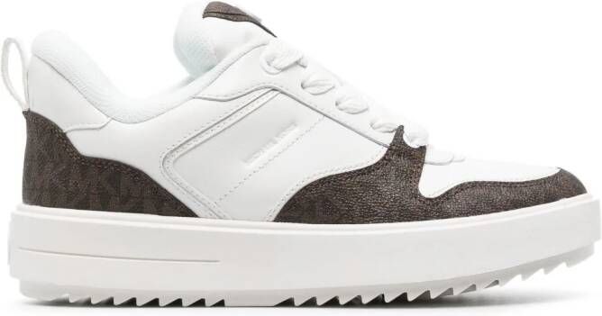 Michael Kors Sneakers met monogram patroon Wit