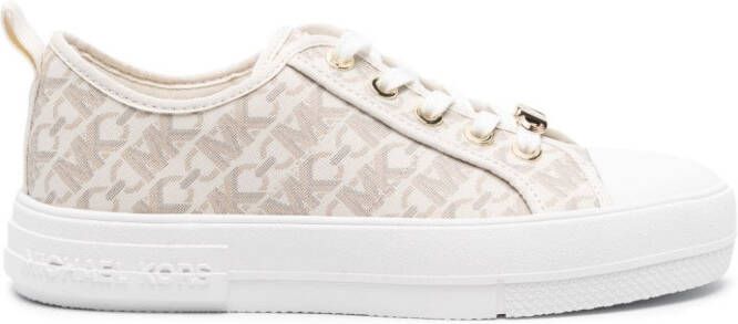 Michael Kors Sneakers met ronde neus Beige