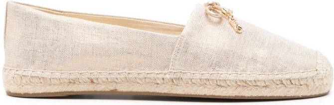 Michael Kors Nori espadrilles met strikdetail Goud