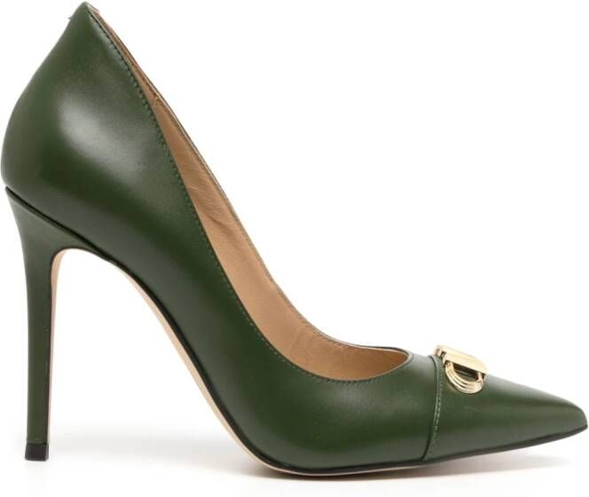 Michael Kors Parker leren pumps Groen