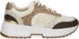 Michael Kors Percy sneakers met monogramprint Beige - Thumbnail 6