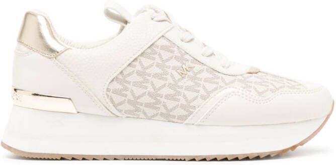 Michael Kors Raina sneakers met plateauzool Goud