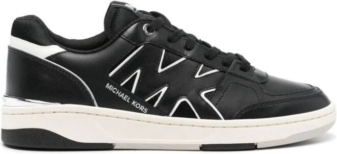 Michael Kors Rebel leather sneakers Zwart