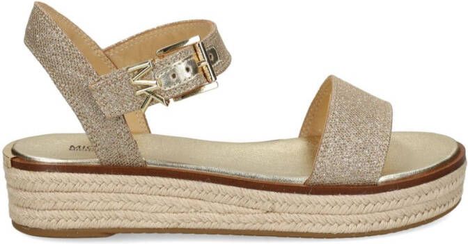 Michael Kors Richie glitter sandalen Goud