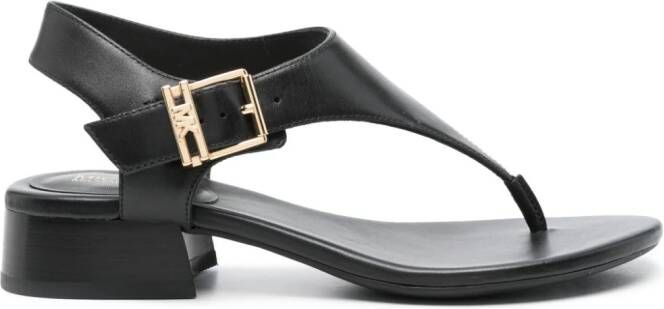 Michael Kors Robyn leren sandalen Zwart