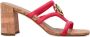 Michael Kors Sandalen met logoplakkaat Roze - Thumbnail 1