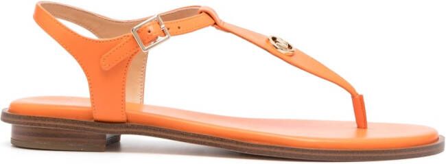 Michael Kors Sandalen met logoplakkaat Oranje