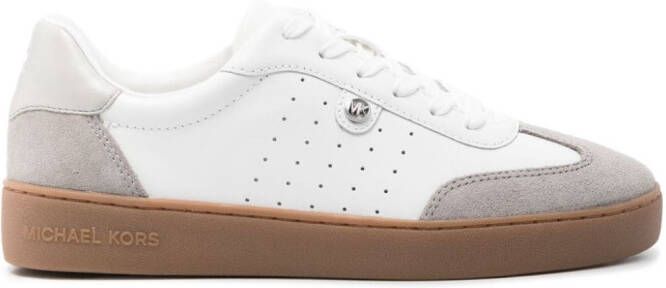 Michael Kors Scotty leren sneakers Wit