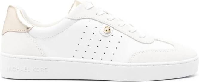 Michael Kors Scotty leren sneakers Wit