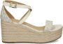 Michael Kors Serena sandalen met sleehak Wit - Thumbnail 1