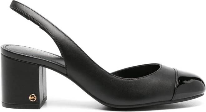 Michael Kors Slingback pumps met blokhak Zwart