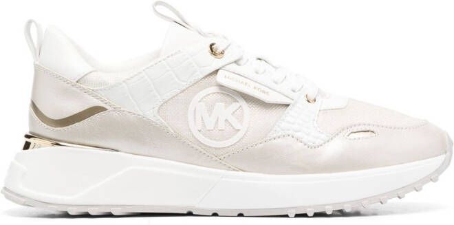 Michael Kors Sneakers met metallic-effect Goud
