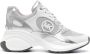 Michael Kors Zuma sneakers met glitter Zilver - Thumbnail 13