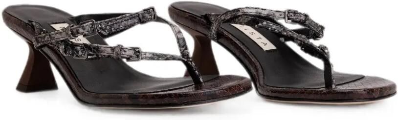 Miista Abisai sandalen met slangen-effect Grijs - Foto 4