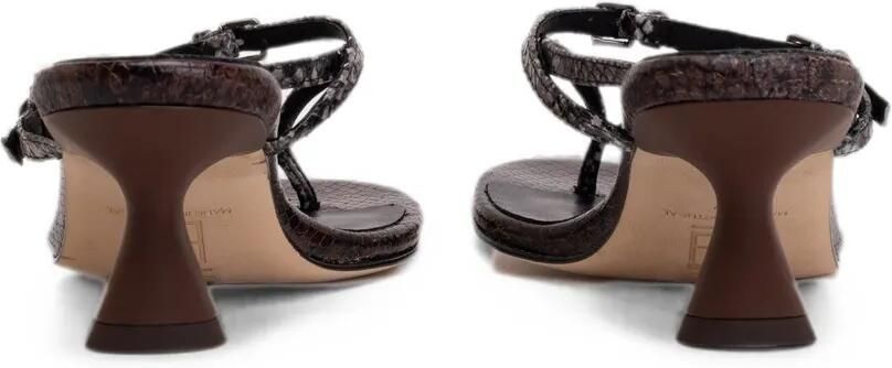 Miista Abisai sandalen met slangen-effect Grijs - Foto 3
