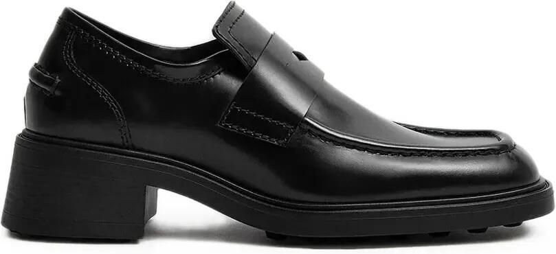 Miista Amelia loafers met blokhak en vierkante neus Zwart