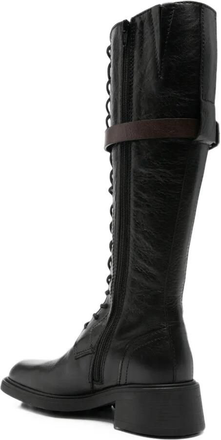 Miista Beatrix lace-up buckle-strap boots Zwart - Foto 2