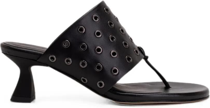 Miista Cedella sandalen verfraaid met ringlets Zwart