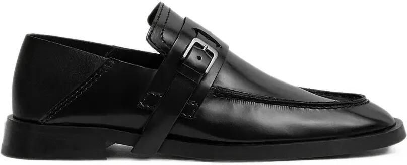 Miista Els buckle-strap loafers Zwart