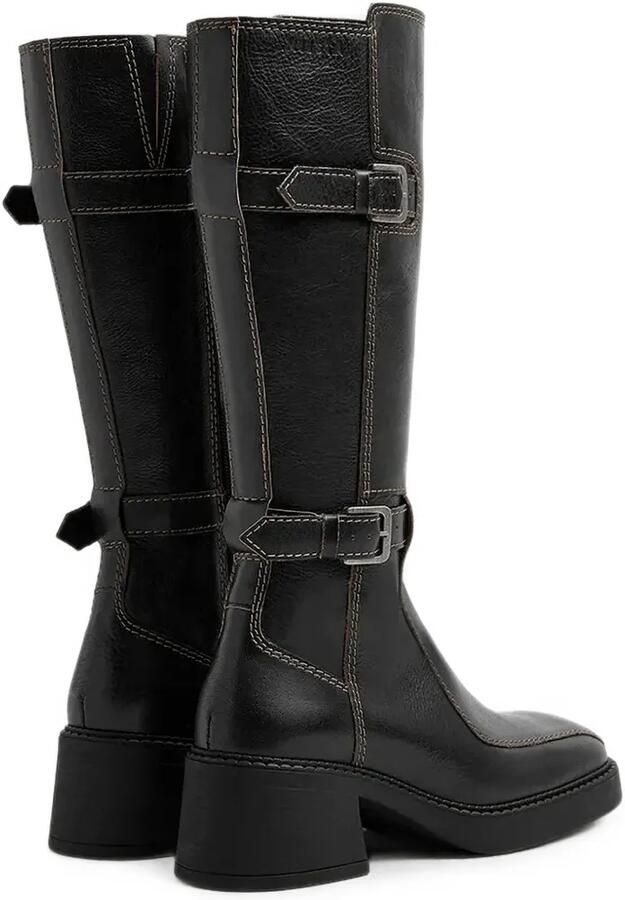 Miista Jarmila buckle-detail topstitched boots Zwart - Foto 3