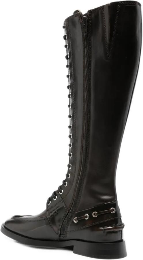 Miista Liesbeth lace-up leather boots Bruin - Foto 2