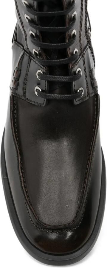 Miista Liesbeth lace-up leather boots Bruin - Foto 3