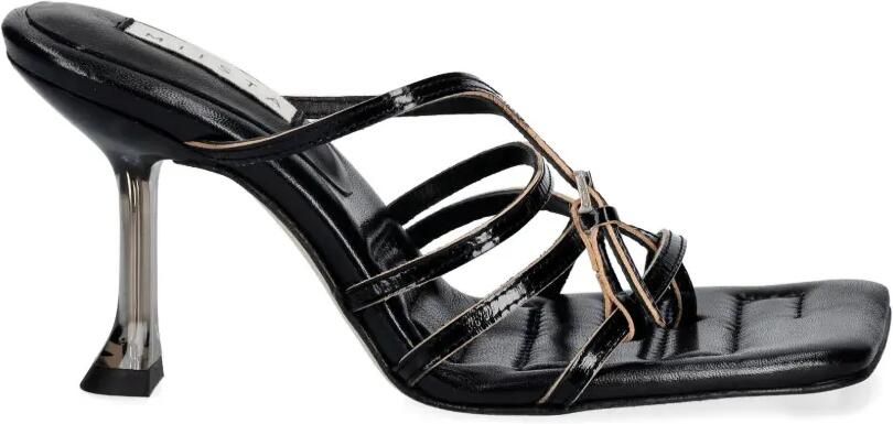 Miista Sandalen met vierkante neus Zwart