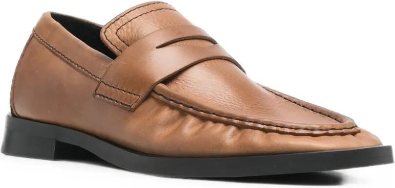 Miista Zita leather penny loafers Bruin - Foto 2
