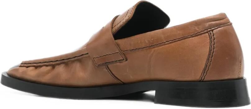 Miista Zita leather penny loafers Bruin - Foto 4