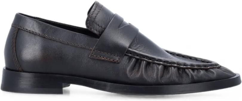 Miista Zita leren loafers Bruin
