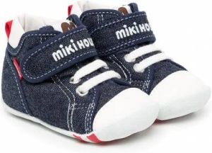 Miki House Baby First sneakers Blauw