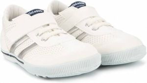 Miki House geperforeerde sneakers met veters Wit