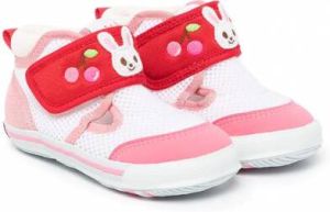 Miki House Sneakers met borduurwerk Roze