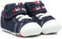 Miki House Sneakers met geborduurd logo Blauw - Thumbnail 1